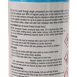 CRC Zinc It Galvanic Rust Protection Coating Aerosol 350g
