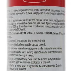 CRC Paint It Quick Dry Enamel Spray Paint 400ml Silver Gloss