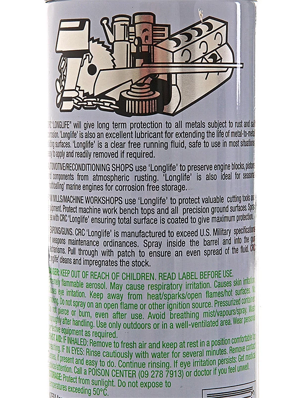 CRC Long Life Anti Rust Aerosol Spray 300g 3 CRC Long Life Anti Rust Aerosol Spray 300g