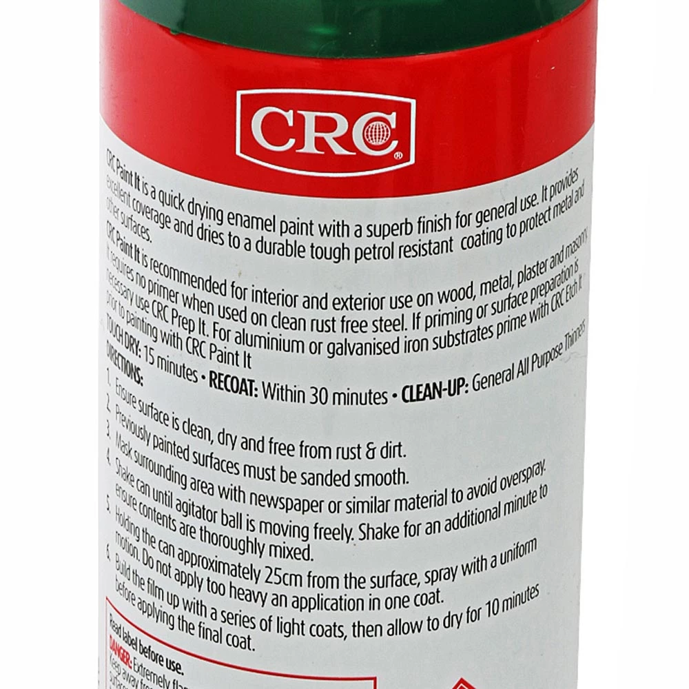 CRC Paint It Quick Dry Enamel Spray Paint 400ml 4 CRC Paint It Quick Dry Enamel Spray Paint 400ml - Image 2