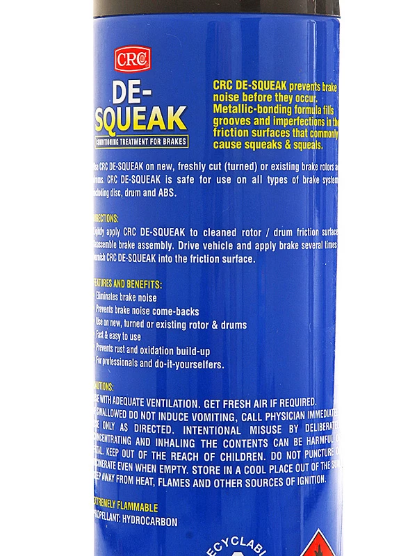 CRC De-Squeak Brake Conditioning Treatment 300g 2 CRC De-Squeak Brake Conditioning Treatment 300g